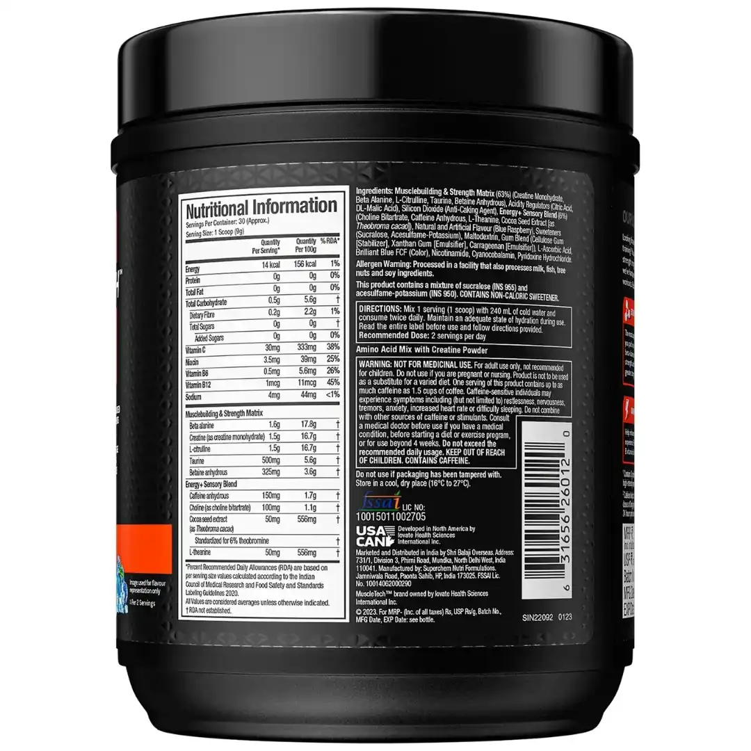 MuscleTech VaporX5 Pre-Workout - Image 2